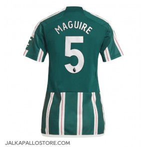 Manchester United Harry Maguire #5 Vieraspaita Naisten 2023-24 Lyhythihainen